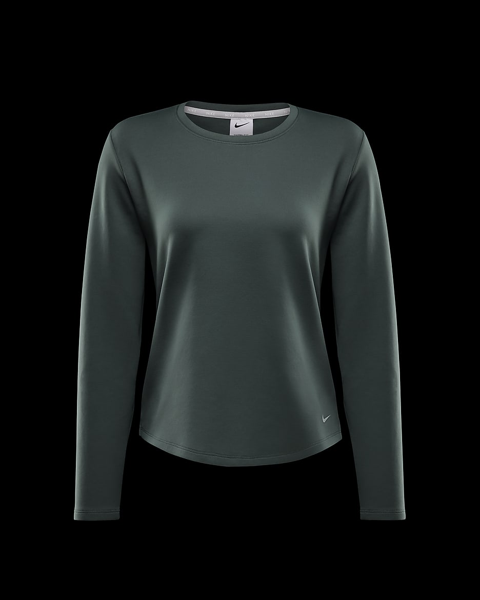 Nike metallic long sleeve top best sale